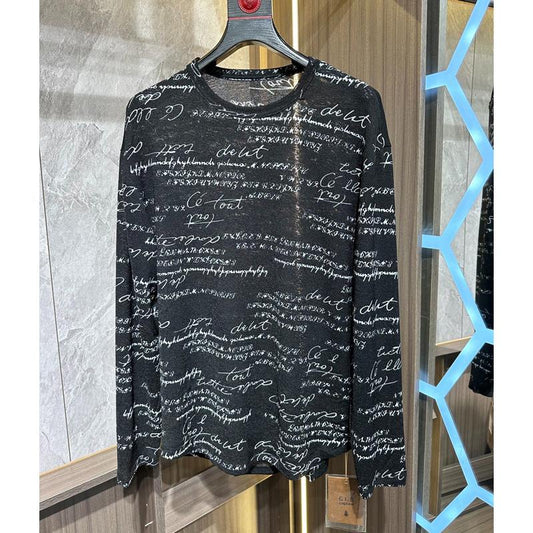 N0709 2024 hot new product thin style handsome soft and comfortable long sleeve