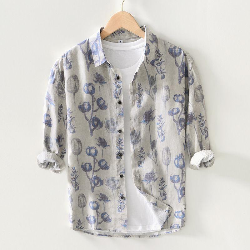 N0709 Summer casual all-match printed jacket