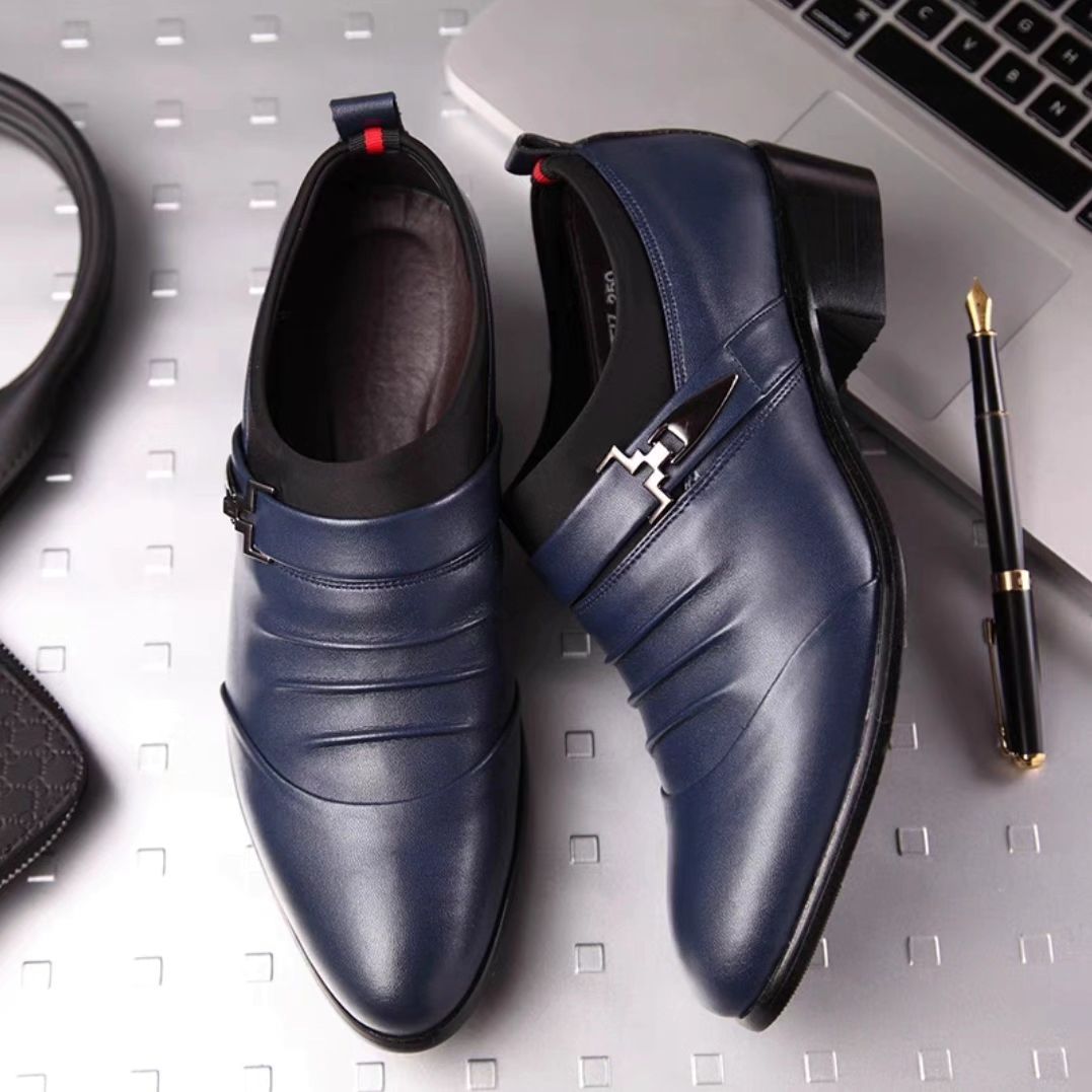 Men's business leather shoes—2024 new style