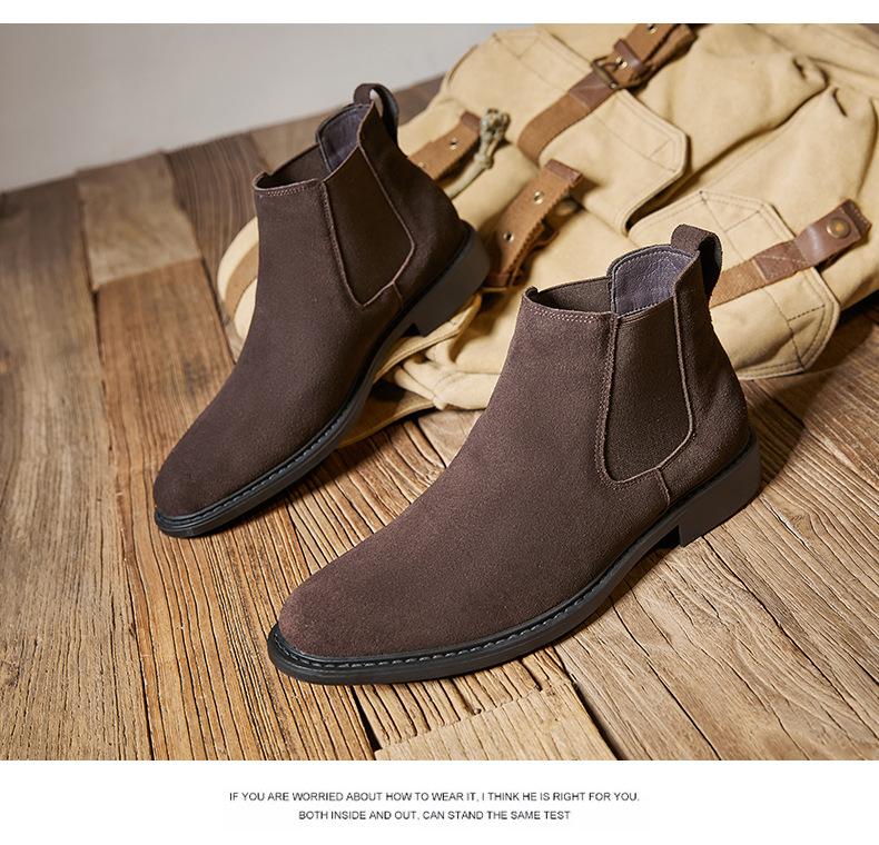 Frosted Chelsea Boots Male