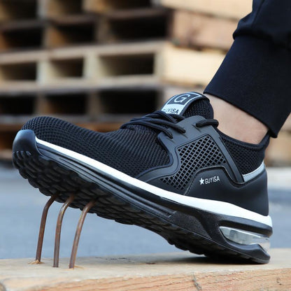 Men's Anti-smashing And Anti-puncture Light Protective Shoes