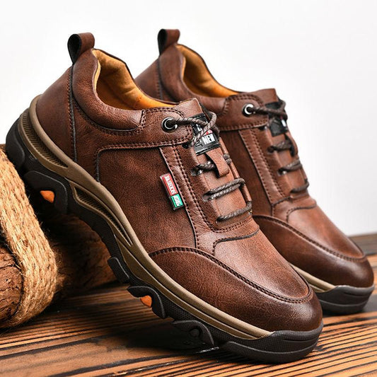 Breathable Casual Leather Shoes