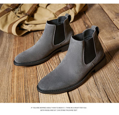 Frosted Chelsea Boots Male