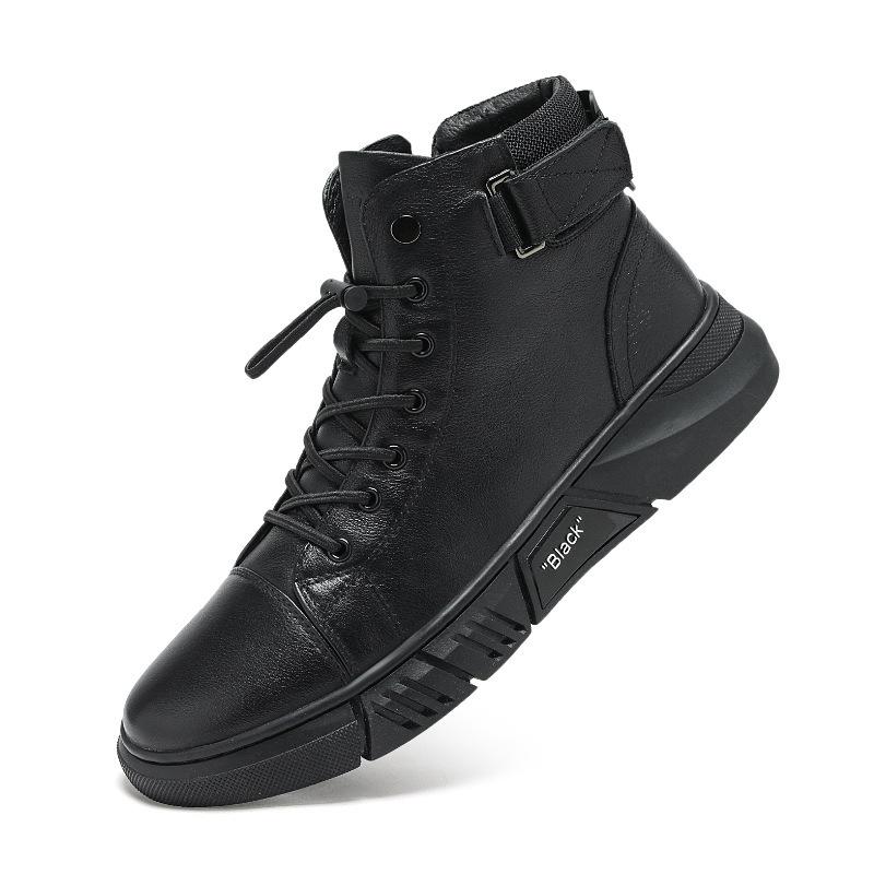 Men's High-top Casual Leather Boots