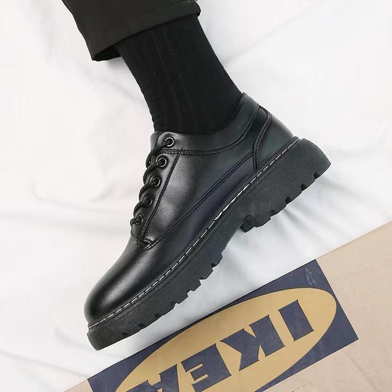 Men's Platform Leather Casual Shoes