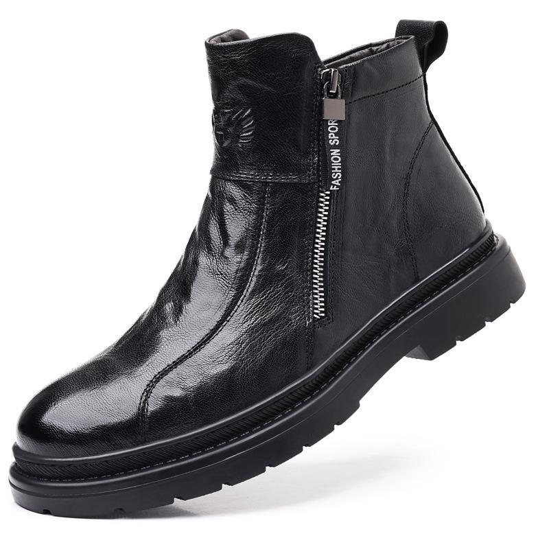 Warm Breathable Leather Boots