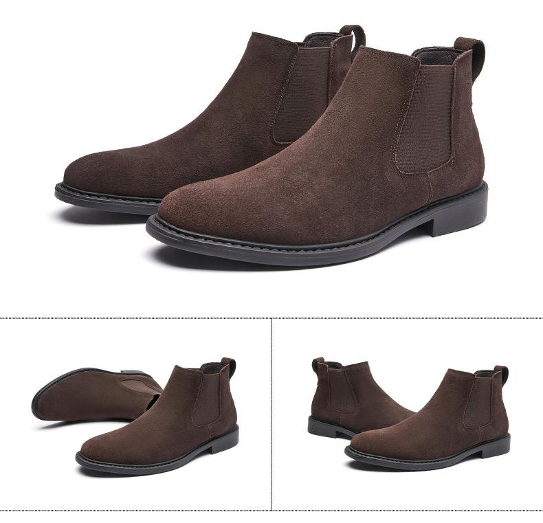 Frosted Chelsea Boots Male