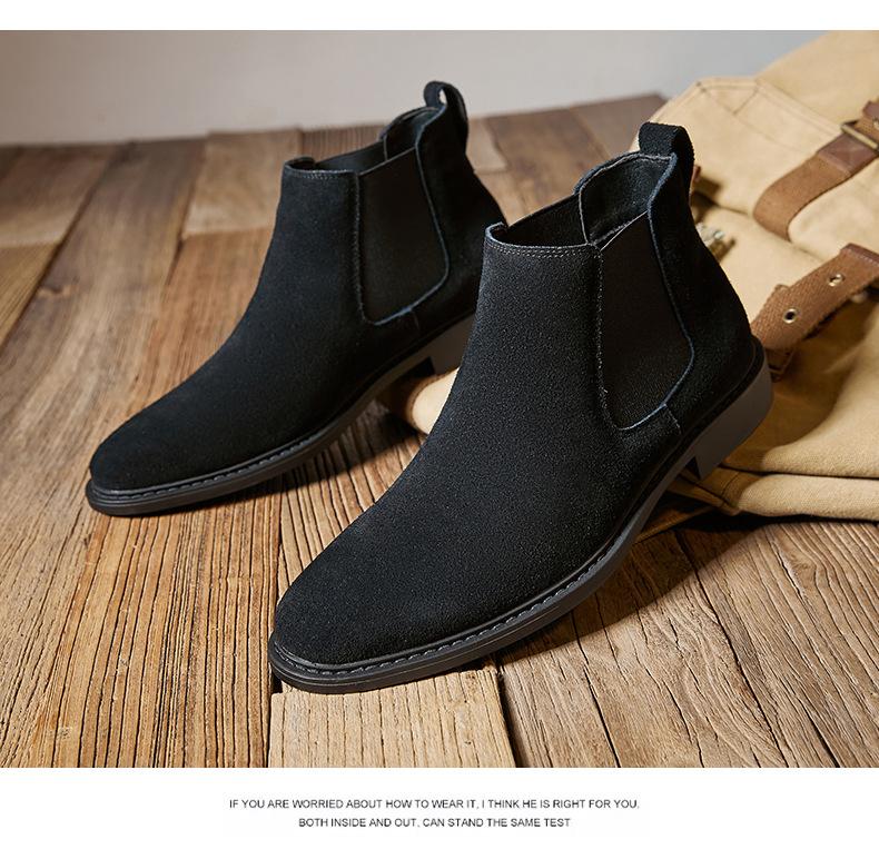 Frosted Chelsea Boots Male