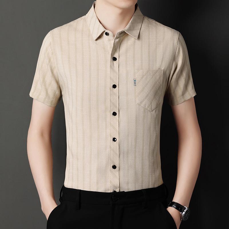 Men's Striped Linen Shirt (BUY 2 FREE SHIPPING)