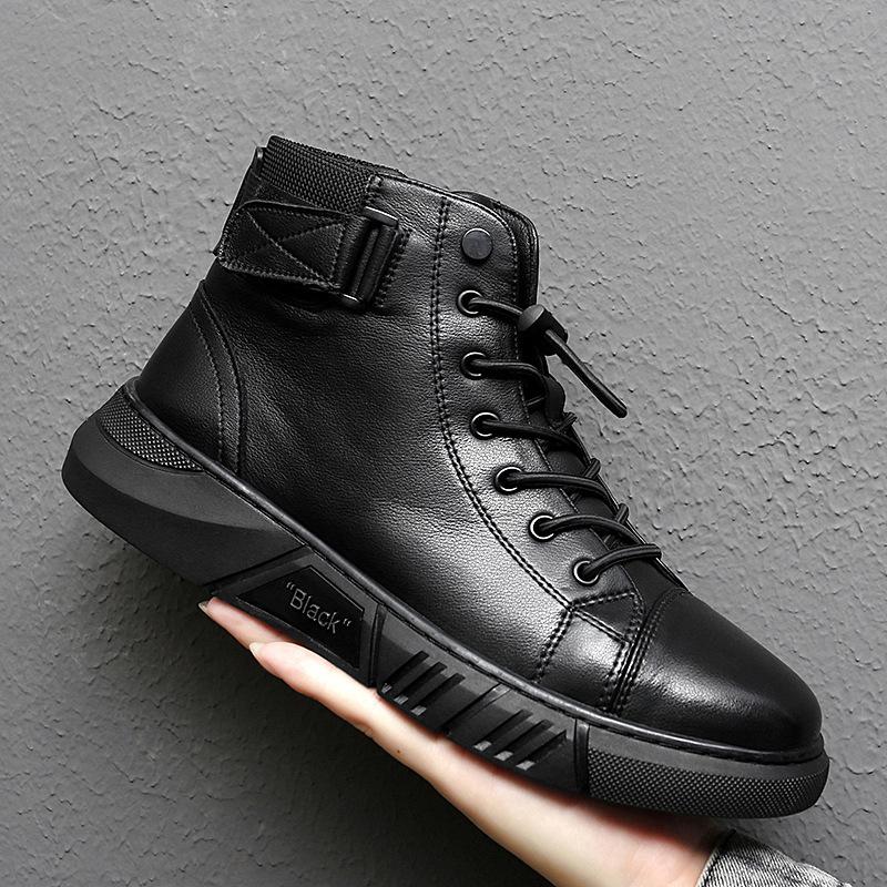 Men's High-top Casual Leather Boots