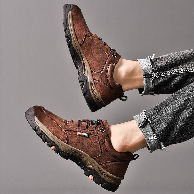 Breathable Casual Leather Shoes