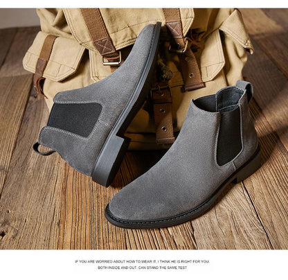 Frosted Chelsea Boots Male