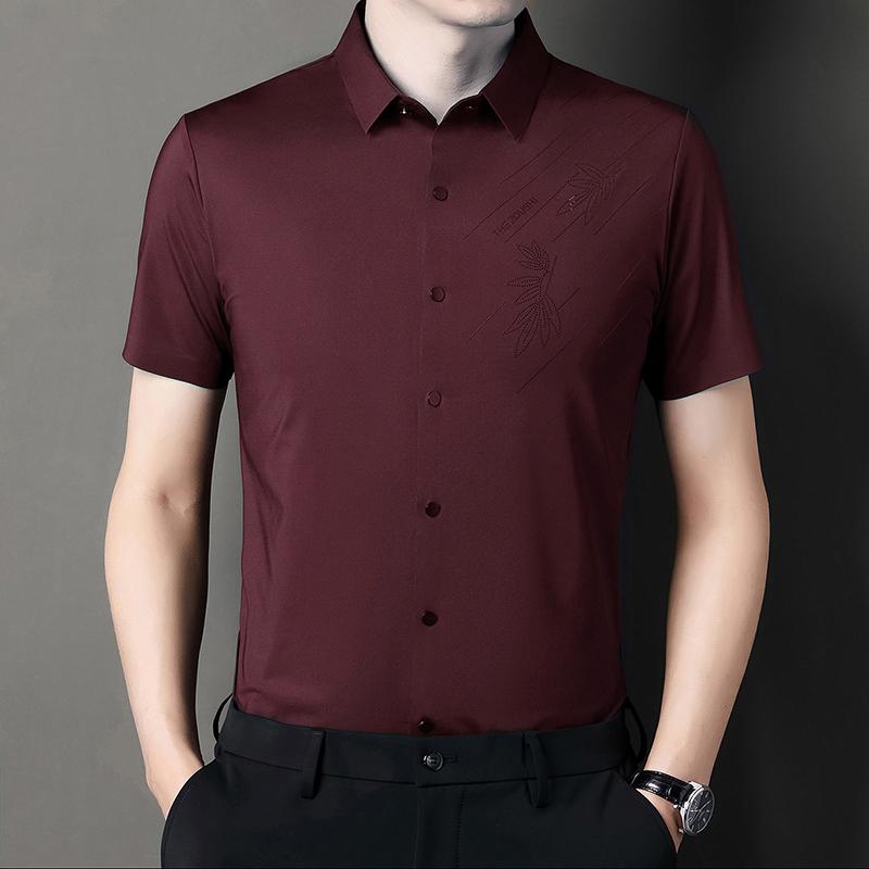 2023 light luxury anti-wrinkle ice silk shirt