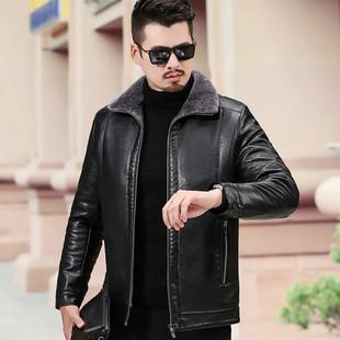 Men's Fleece-lined Fur Coat