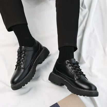 Men's Platform Leather Casual Shoes