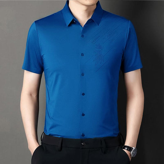 2023 light luxury anti-wrinkle ice silk shirt