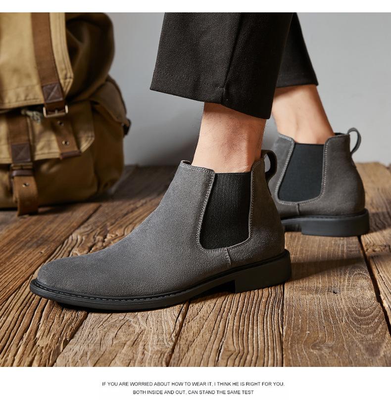 Frosted Chelsea Boots Male