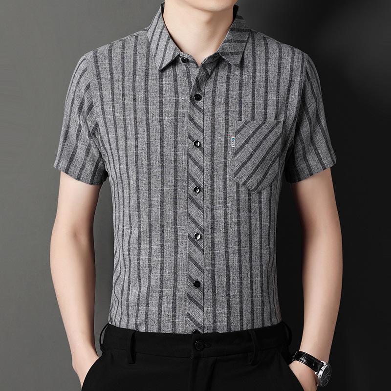 Men's Striped Linen Shirt (BUY 2 FREE SHIPPING)