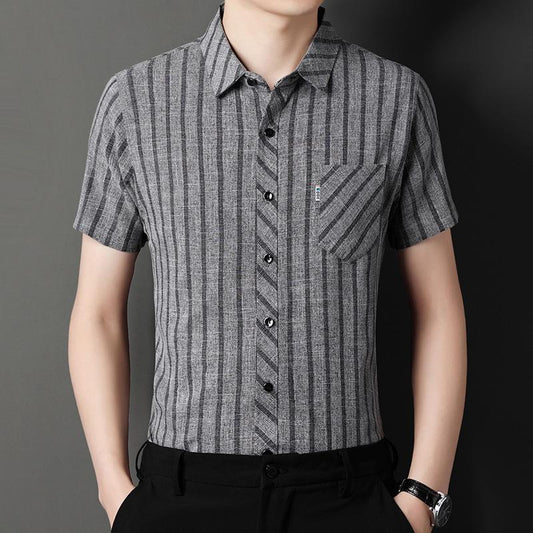 Men's Striped Linen Shirt (BUY 2 FREE SHIPPING)