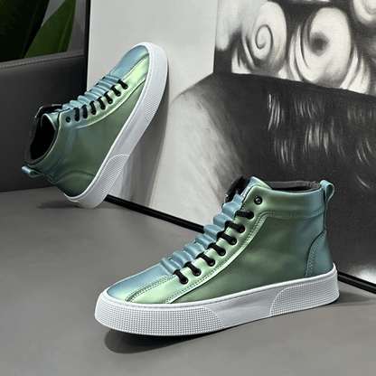 N0520 Men's high-top breathable and versatile casual shoes