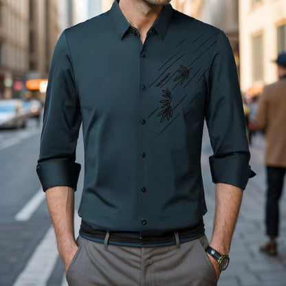 D4281 Men's Elastic Shirt【Buy 2 Get Free Shipping】
