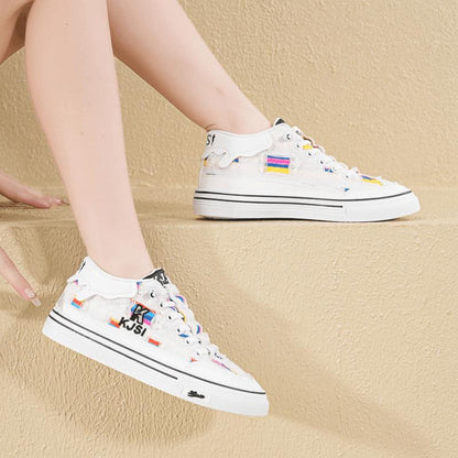 N0607 Summer ripped casual versatile couple canvas shoes