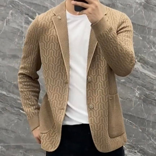 Men's Knitted Casual Suit