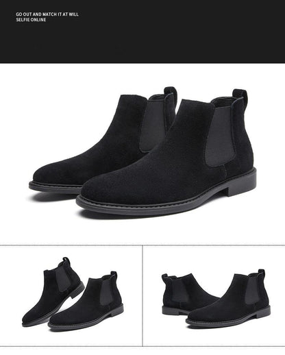 Frosted Chelsea Boots Male