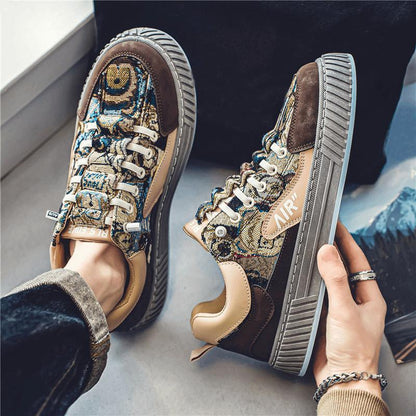 N0612 2024 Summer New Style Printed Street Fashion Canvas Casual Shoes