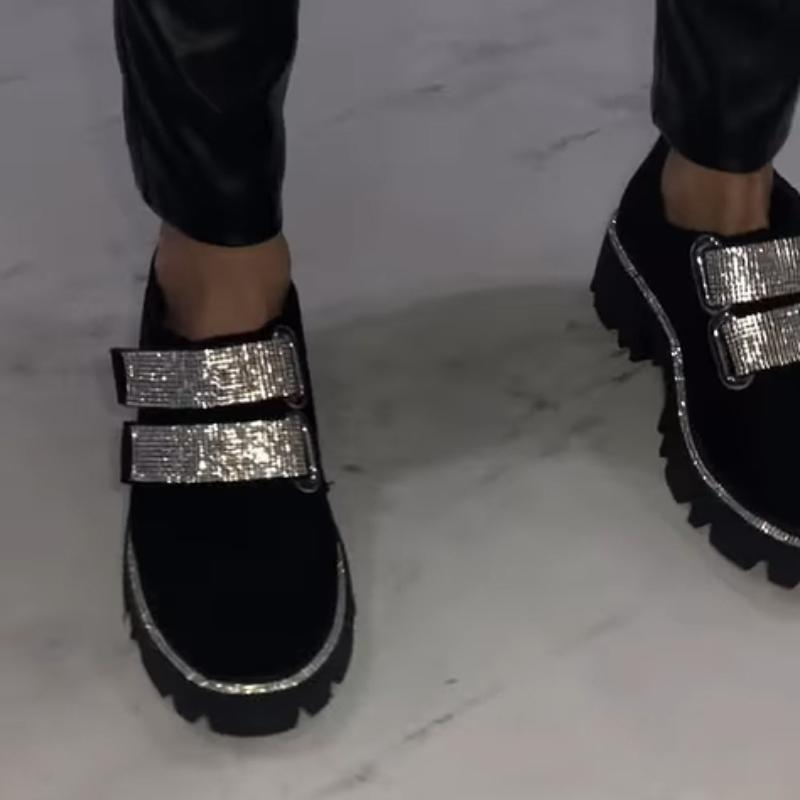 Velcro Rhinestone Shoes