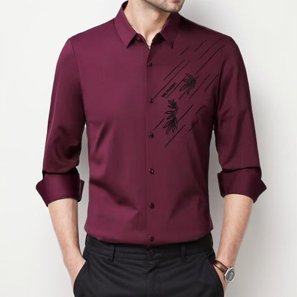 D4281 Men's Elastic Shirt【Buy 2 Get Free Shipping】