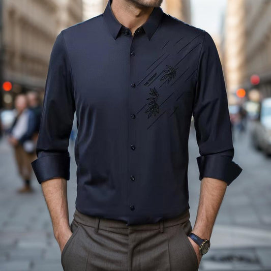 D4281 Men's Elastic Shirt【Buy 2 Get Free Shipping】