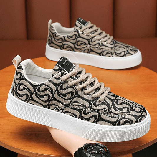 N0520 Summer new men's printed casual shoes