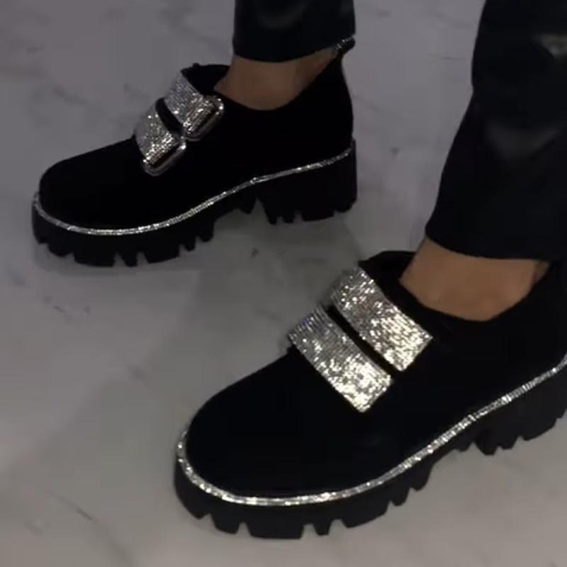 Velcro Rhinestone Shoes