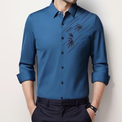 D4281 Men's Elastic Shirt【Buy 2 Get Free Shipping】