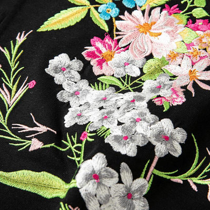 N0703 Summer new embroidered loose T-shirt