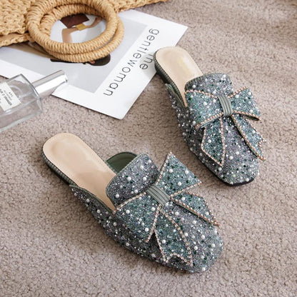 Bow Sparkle Mules